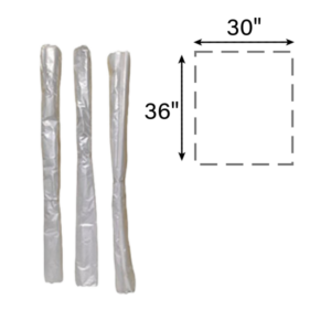 EZ PAC 30" Clear Plastic Bag